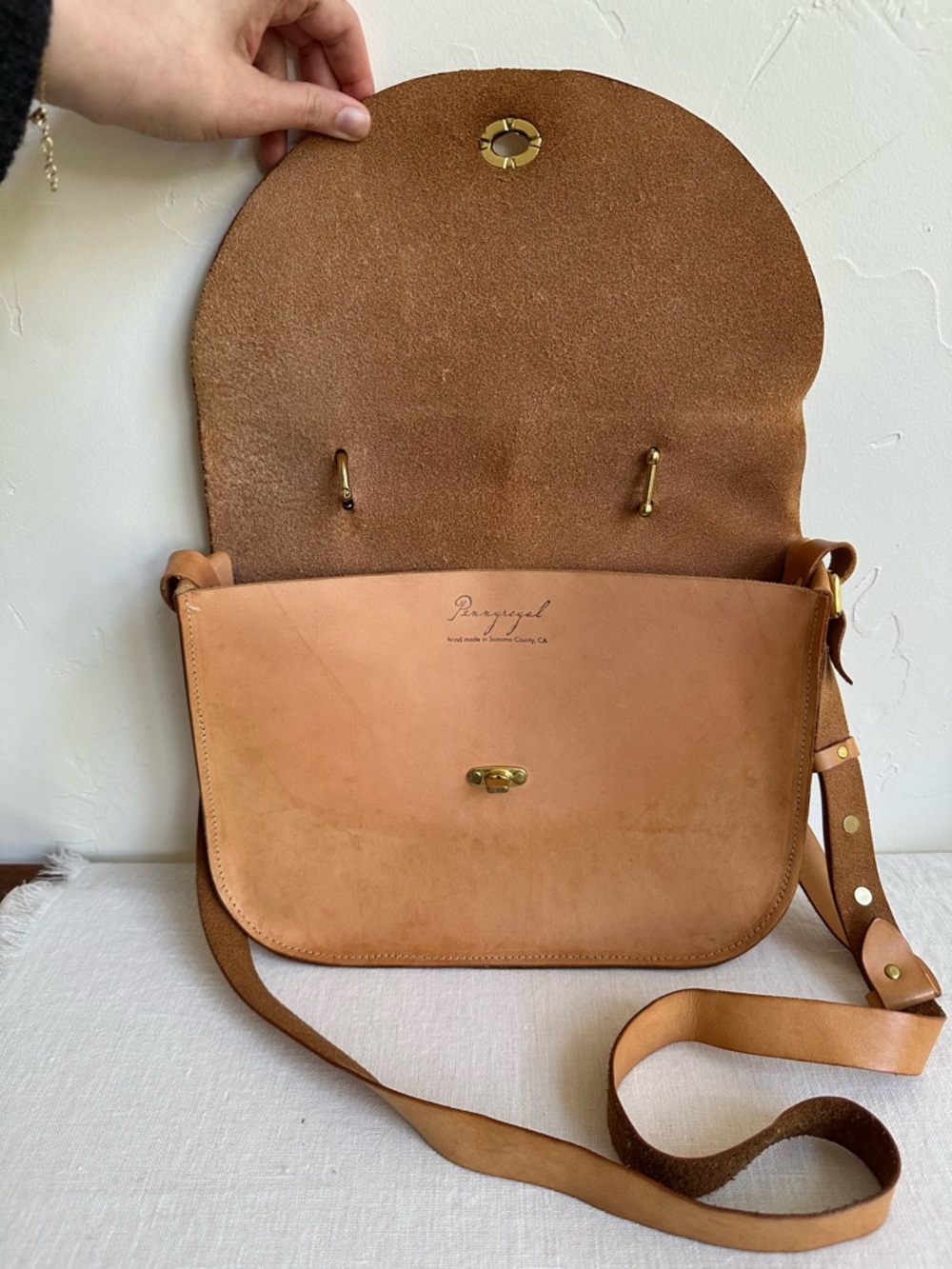 Pennyroyal Mabel Crossbody Leather Bag - Picture 3 of 6